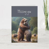 Missing You Wonderful Hugs Bear Animal