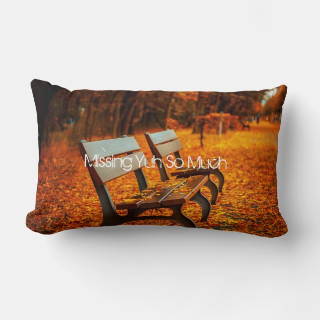 Missing Yuh So Much Lumbar Cushion (Front)