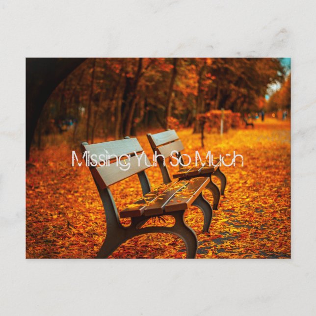 Missing Yuh So Much Postcard (Front)