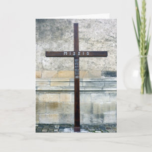 missio cross christmas holiday card
