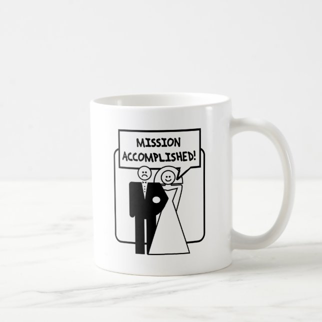 "Mission Accomplished" Marriage Coffee Mug (Right)
