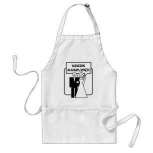 Mission Accomplished Marriage Standard Apron