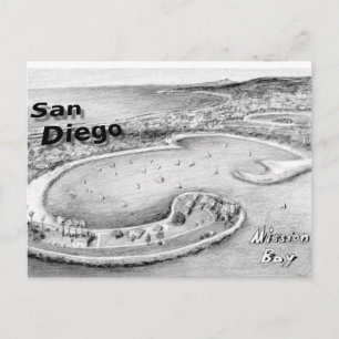 Mission Bay, San Diego Postcard