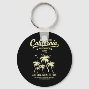 Mission Beach Ca 92109 Summer Vacation San Diego C Key Ring