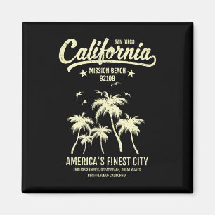 Mission Beach Ca 92109 Summer Vacation San Diego C Magnet