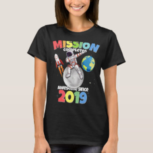 Mission Completed 3rd Birthday Boy Girl 3 Years 20 T-Shirt