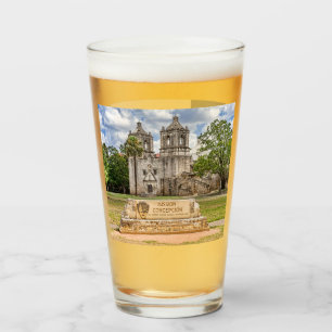 Mission Concepcion, San Antonio, Texas, Beer Glass