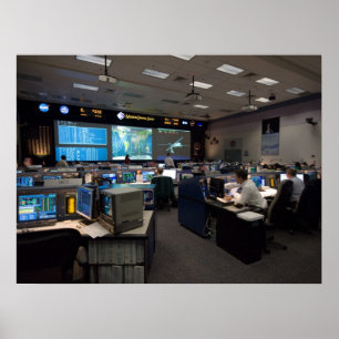 Mission Control Centre (STS-119) Poster