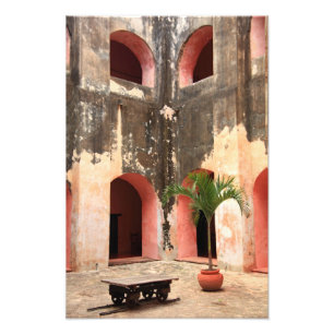 Mission Courtyard Photo Print