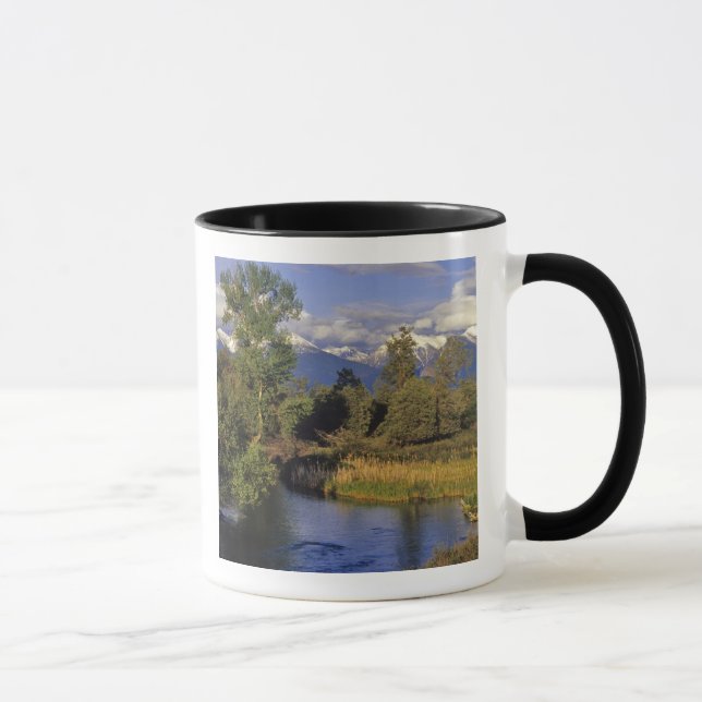 Mission Creek runs through the National Bison Mug (Right)