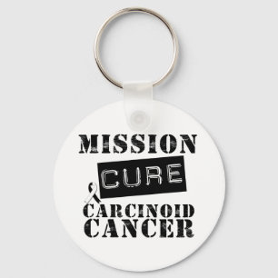 MISSION CURE Carcinoid Cancer Key Ring