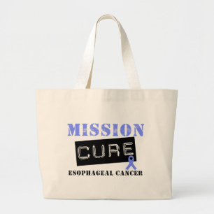 Mission Cure Oesophageal Cancer Large Tote Bag