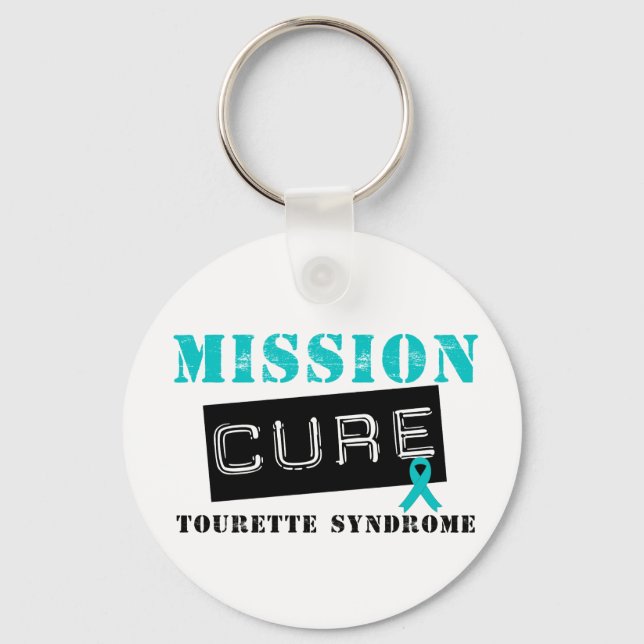 Mission Cure Tourette Syndrome Key Ring (Front)