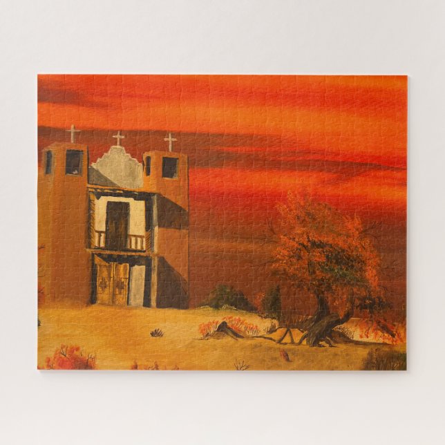 Mission in the Desert, by Gary Poling Jigsaw Puzzle (Horizontal)