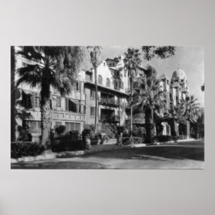 Mission Inn Exterior of Riverside, CA Photograph Poster