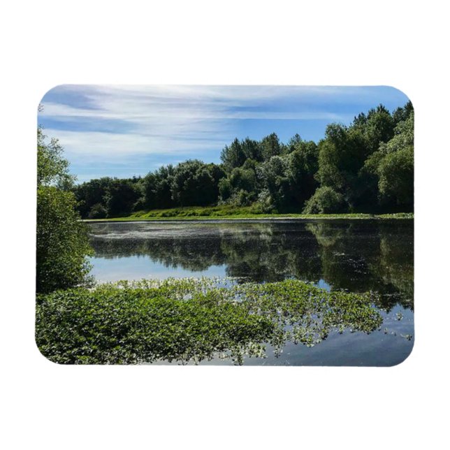 Mission Lake, OR Magnet (Horizontal)