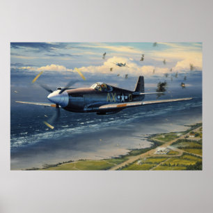 Mission Over Normandy by William S. Phillips Print