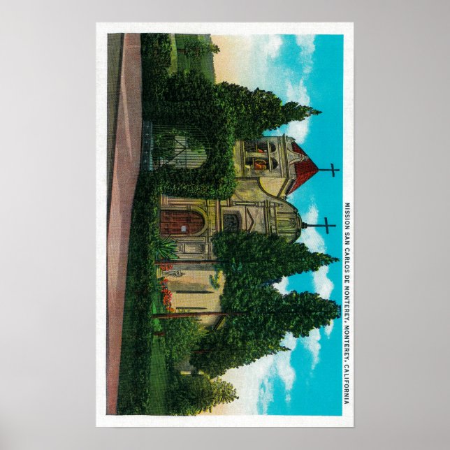 Mission San Carlos De MontereyMonterey, CA Poster (Front)