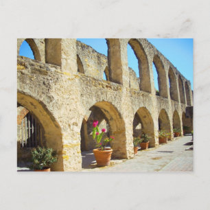 Mission San Jose convent arches, San Antonio, TX Postcard