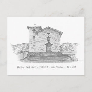 Mission San José, Fremont, California, USA Postcard