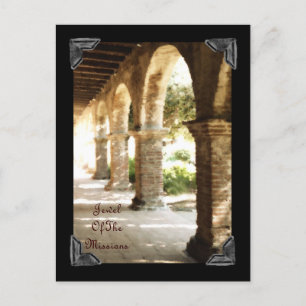 Mission San Juan Capistrano Arches Postcard