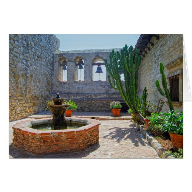 Mission San Juan Capistrano Courtyard (Front Horizontal)
