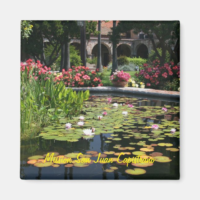 Mission San Juan Capistrano refrigerator magnet (Front)