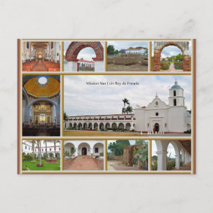 Mission San Luis Rey Postcard
