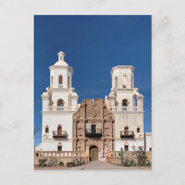 Mission San Xavier del Bac Postcard (Front)