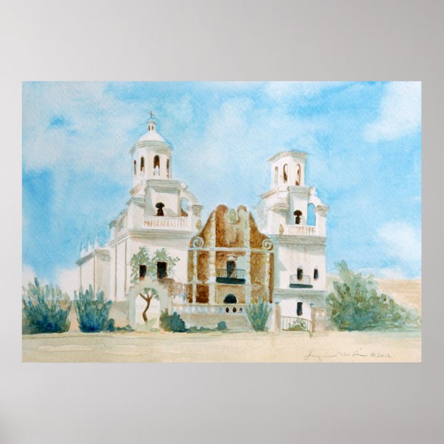 Mission San Xavier del Bac Poster (Front)