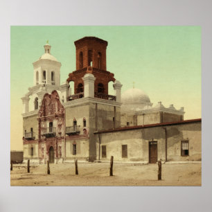 Mission San Xavier del Bac,Tucson, Arizona 1902 Poster
