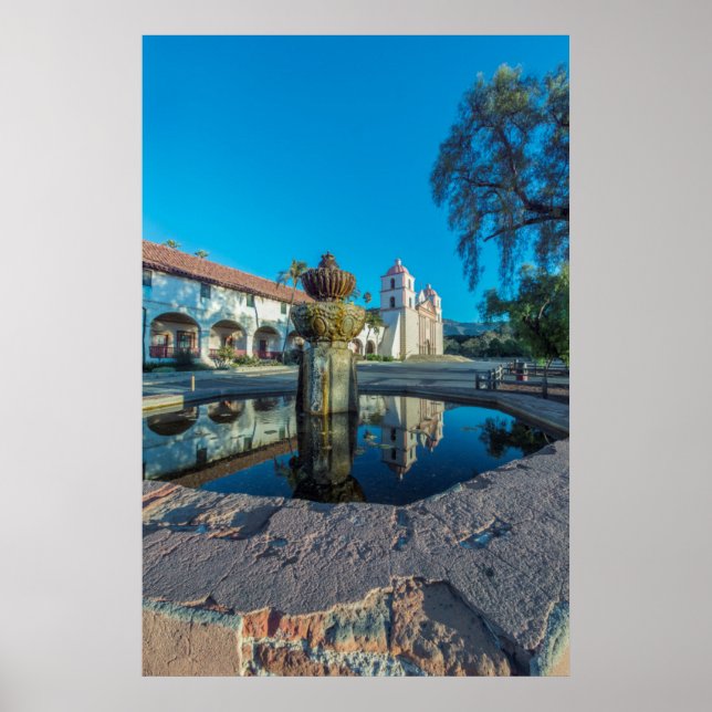 Mission Santa Barbara Poster (Front)