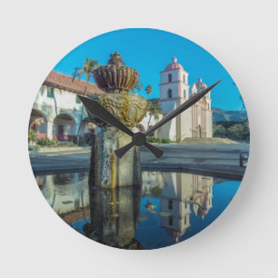 Mission Santa Barbara Round Clock