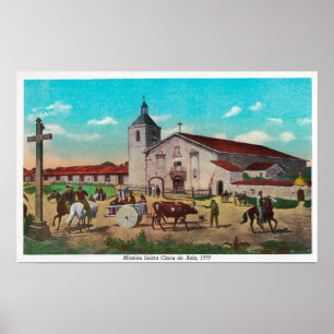 Mission Santa Clara de AsisSanta Clara, CA Poster