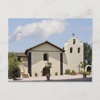 Mission Santa Ines Holiday Postcard
