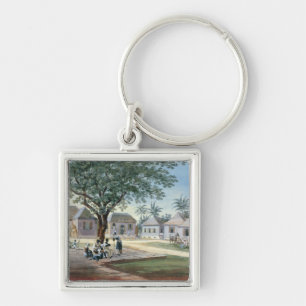 Missionary Buildings, St. Johns, Antigua (w/c and Key Ring