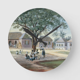 Missionary Buildings, St. Johns, Antigua (w/c and Round Clock