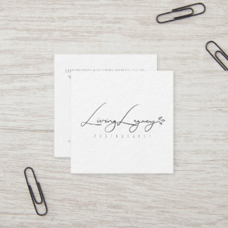 MISSIONARY PORTRAIT CARD | Gold Brush Minimalist