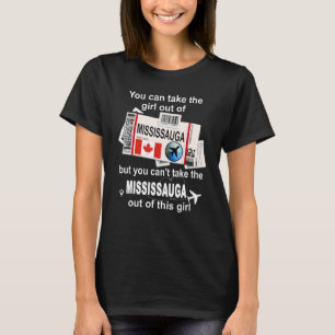 Mississauga Boarding Pass Mississauga Girl Missi T-Shirt