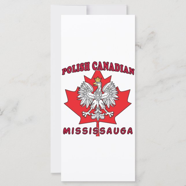 Mississauga Polish Canadian Leaf (Front)