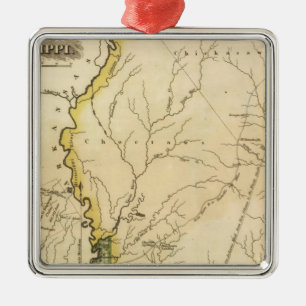 Mississippi 5 metal tree decoration