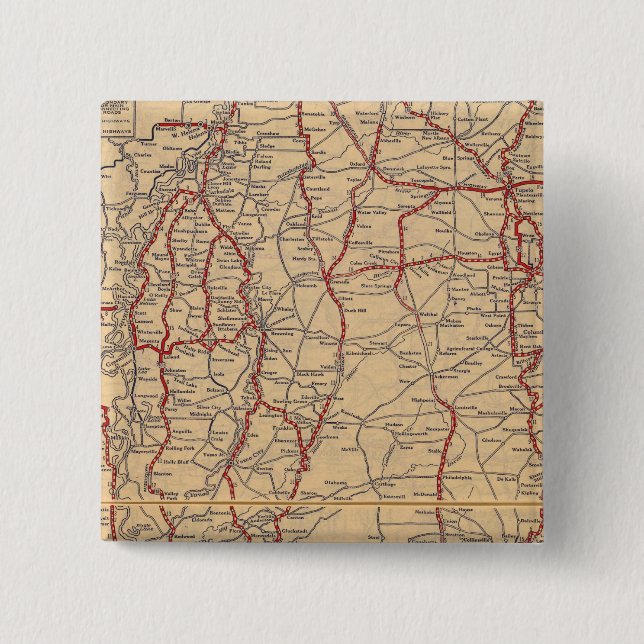 Mississippi 6 15 cm square badge (Front)