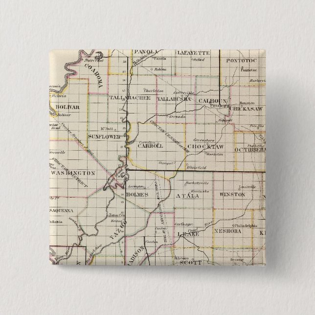 Mississippi 7 15 cm square badge (Front)