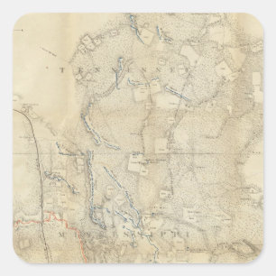 Mississippi 8 square sticker
