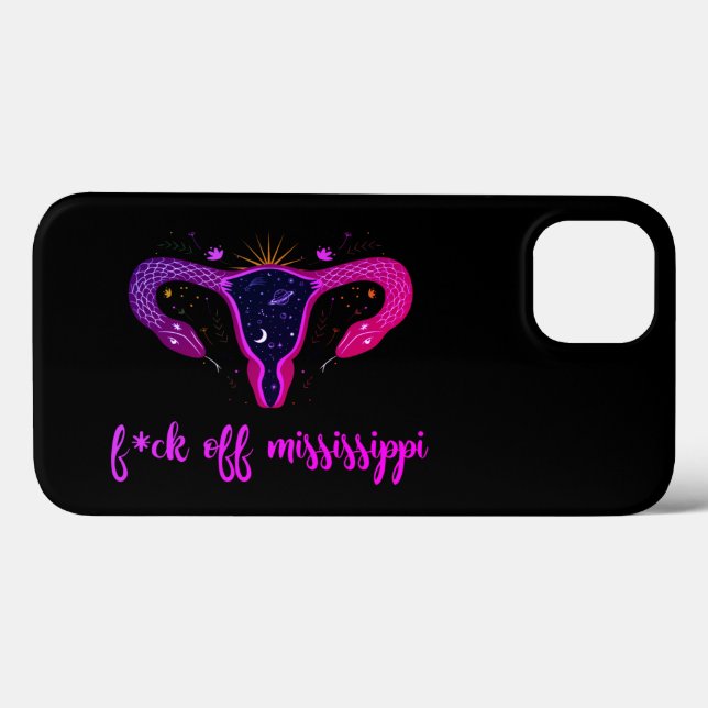 Mississippi Abortion Ban Celestial Uterus Protest  Case-Mate iPhone Case (Back (Horizontal))