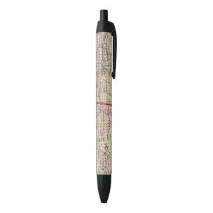 Mississippi and Alabama Black Ink Pen