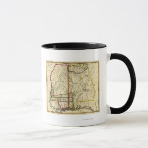 Mississippi and AlabamaPanoramic Map Mug