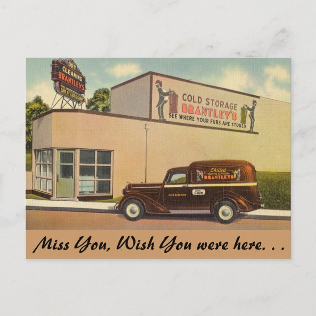 Mississippi, Brantley's Cold Storage Postcard (Front)