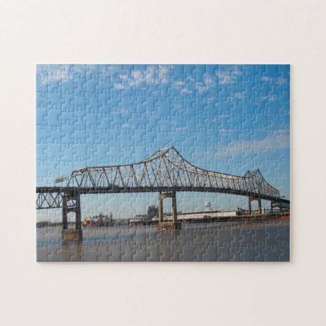 Mississippi  Bridge Louisiana . Jigsaw Puzzle (Horizontal)