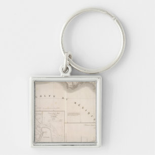 Mississippi canal delta key ring